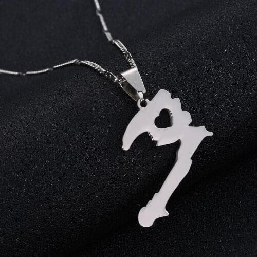 Stainless Steel The Republic of Haiti Map Pendant Necklace Port-AU-Prince Map Heart Charm Jewelry