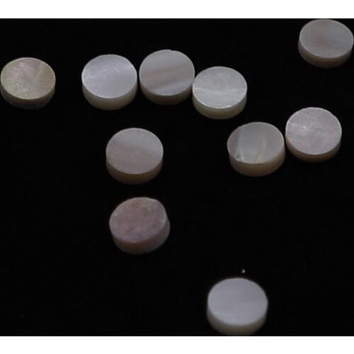 20Pcs/lot Acoustic Guitar Fretboard Mark Dots Diameter 6mm Pearl Shell Inlay Fingerboard Pink
