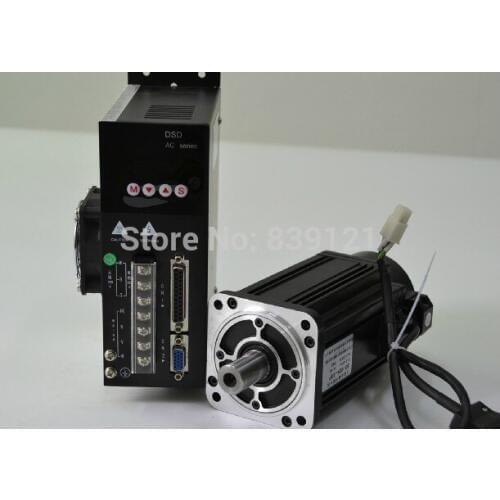 AC servo motor drive and servo motor 750W sent standard 3 meter wiring