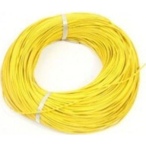 1 Meter 20AWG Silicone Wire/ Silica Gel Wire/ Silicone Cable (100/0.08, OD: 1.8)-Yellow Color