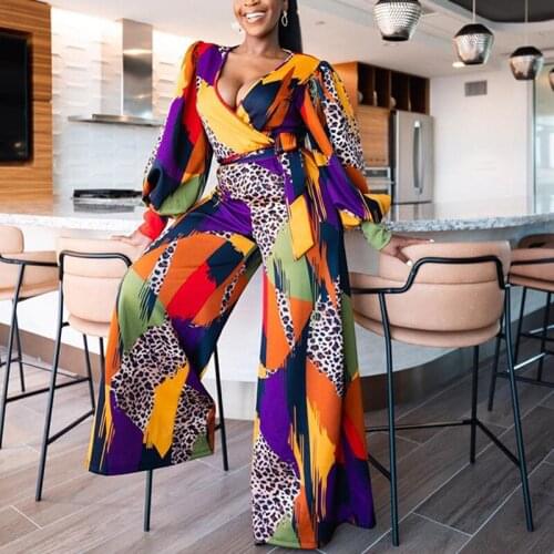 Plus Size Lantern Sleeve Loose Jumpsuit Casual Chic Overalls