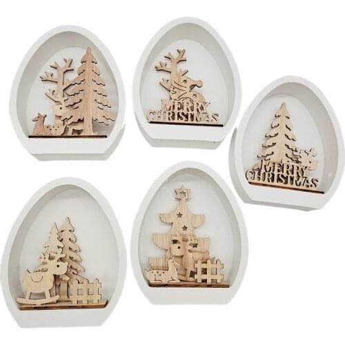 1pcs Xmas Hanging Decoration Santa Clause Snowman Reindeer Doll for Christmas Tree Pendant Ball Bell Holiday Party Decoration