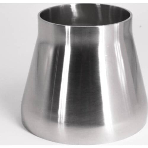 108mm 4.25" To to 76mm 3" OD Butt Welding Reducer SUS 304 Stainless Steel Sanitary Pipe Fitting Homebrew Beer Exhaust