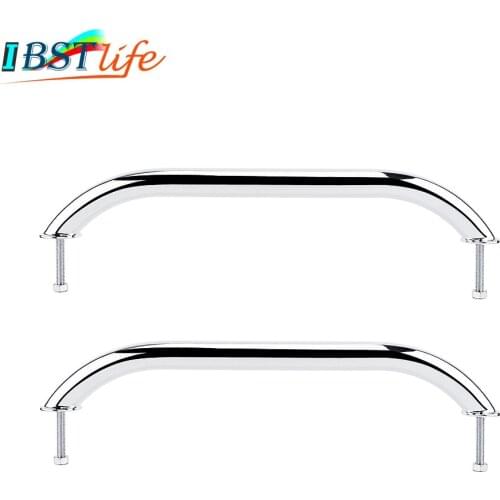 2PCS Stainless Steel 316 Grab Handle Door Handrail Grip Rail Grab Bar Handle with bolt Boat Hatch Marine Yacht Bathroom Hardware
