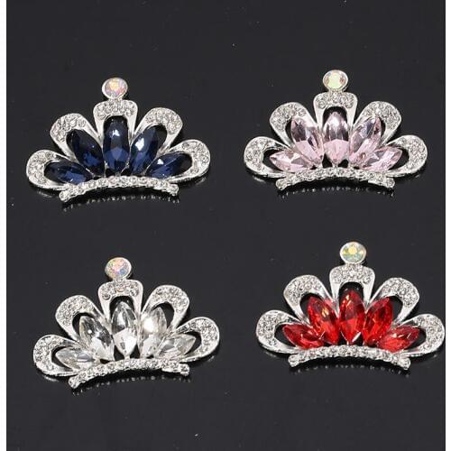 2018New 30Pcs Crystal Horse Eye Crown Rhinestone Buttons for DIY Accessoriess or DIY Phone Case Decoration BD50