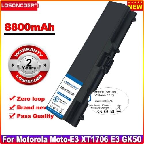 LOSONCOER 42T4708 Laptop Battery For Lenovo ThinkPad SL410 L410 SL510 L510 T410 T510 E40 E50 E420 L412 L420 L521 W510 T410i E520