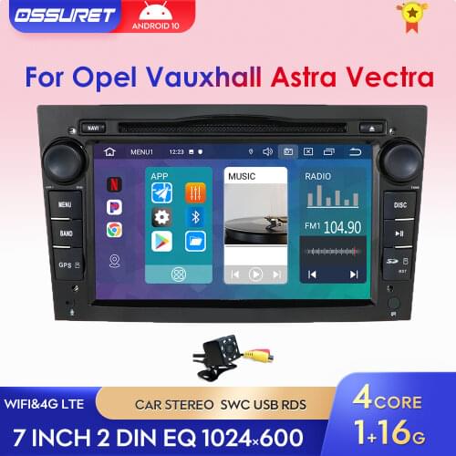 IPS Android 10 Car GPS Multimedia For Opel Vauxhall Astra Vectra Antara Zafira Corsa Vivaro Meriva Tigra Twintop 2DIN DVD Player