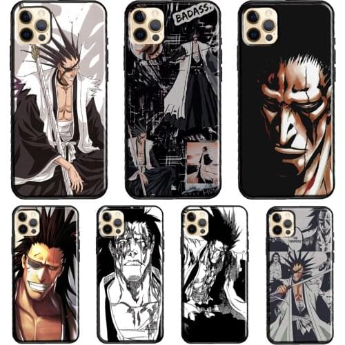 Ichigo Kenpachi Bleach Manga Anime Silicone Case For iPhone XR X XS MAX SE 2020 6S 7 8 Plus 12 Mini 11 Pro Max Shell Cover