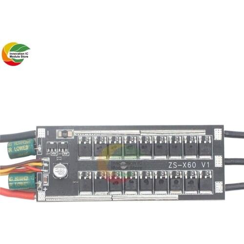 DC6-24V 1000W BLDC Three-phase DC Brushless Hallless Driver Board With Forward Reverse Switch PLC0-5V Analog Input Control Board