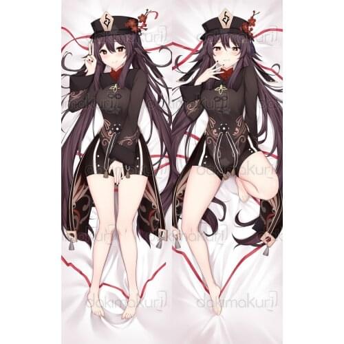 Dakimakura Anime Hu Tao（Genshin Impact） Double-sided Print Life-size Body Pillow