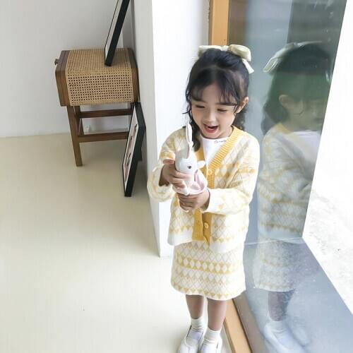 Personalised Knitted Girl Baby Clothes Winter Christmas Clothes for Teen Girls 2020 Roupa De Menino Girls Sets Clothing AB50YF