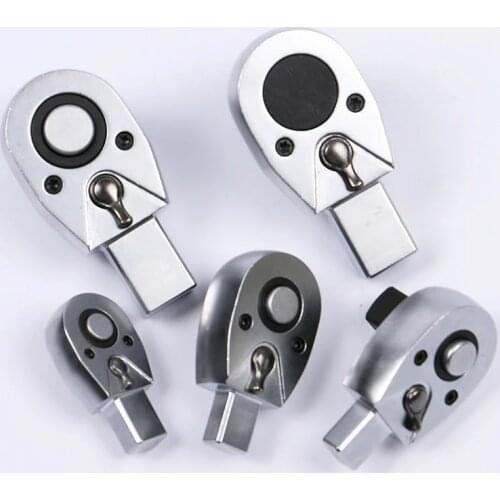 Open torque wrench Ratchet head Open torque wrench plug-in Movable head 9X12 14X18