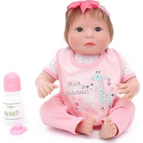 Bebes reborn silicone reborn babies dolls 20"50cm real newborn fake baby doll reborn toys for child gift bonecas juguetes