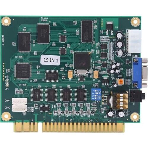 Top Deals 19-in-1 Arcade Classic Game PCB Board VGA Output, Used for Arcade Motherboard Replacement Parts