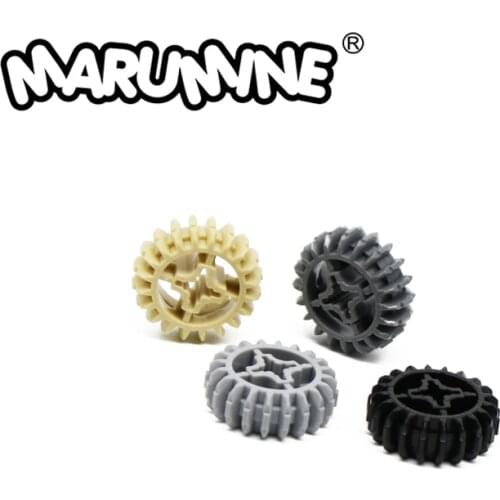 Marumine 32269 Double Conical Wheel Z20 1M Gear Accessories for architecture Car Robo construction blocks Childrens toys