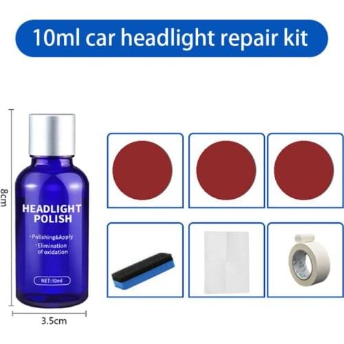 Automobile Headlamp Repair Fluid Suit Automobile Practical Headlight Cleaner And Restorer Kit Car Wash And Maintenance Tool