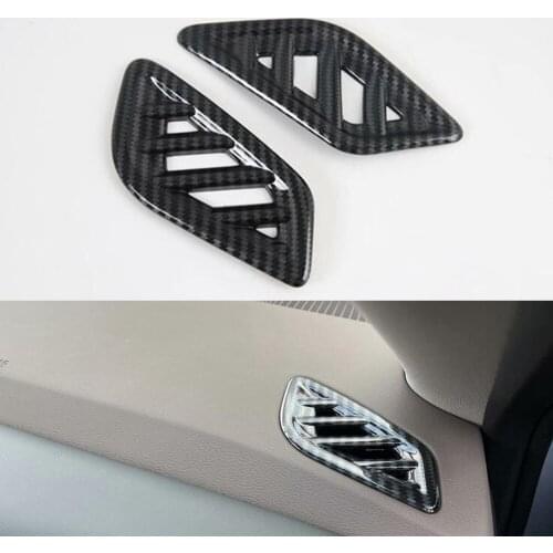 New ABS Car Trim For Nissan X-TRAIL 2021 LHD Dashboard Side Air Vent Frame Styling Auto Molding Accessory