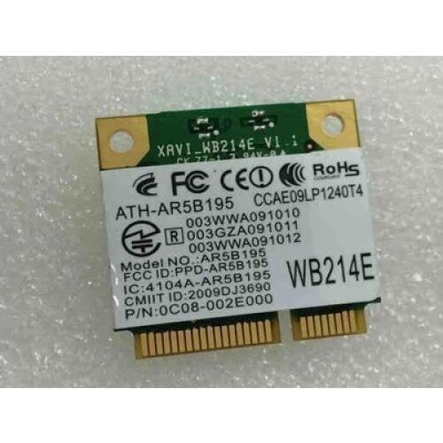 SSEA New Wireless Card for Atheros AR5B195 (Wireless AR9285+3.0 Bluetooth) Half Mini PCI-E Card for ACER/DELL/ASUS/Toshiba