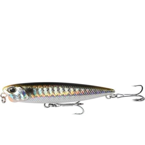 New Topwater Fishing Pencil Lure 6.5cm/5.5g Floating Hard Bait Whopper Plopper Pencil Lure