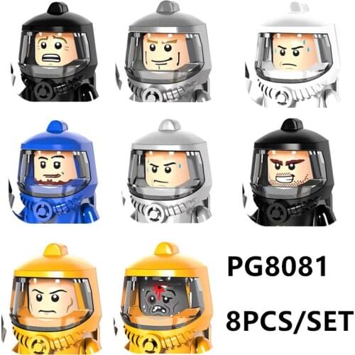 Defensive Team Members Series Bricks Model Building Blocks Christmas Toys for children PG8081