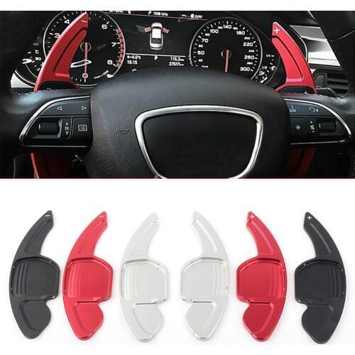 Car Shift Paddle Steering Wheel Shifter Auto Accessories for Audi A3 A4L A5 A6L A7 A8 S5 S6 S7 S8 SQ5 RS3 RS6 R8 Q3 Q5 Q7 TT TTS
