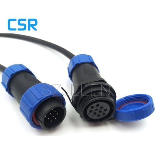 SP2110/P10-S10, 10 pin Waterproof connector , Male and female connectors 10 pin,IP68, aviation connector ,Power Connectors