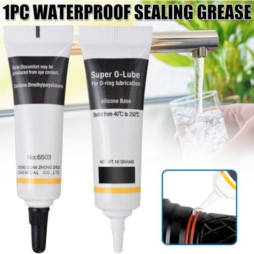 Waterproof Food Grade Silicone Lubricant Grease for O Rings Ring Faucet Plumbers 10g EL