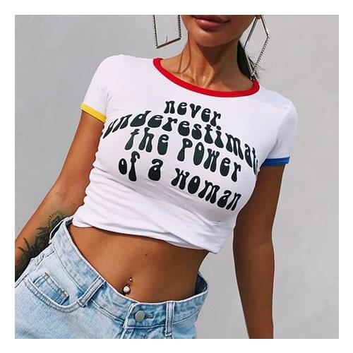 Women's Short T-shirts YrightMwrong China