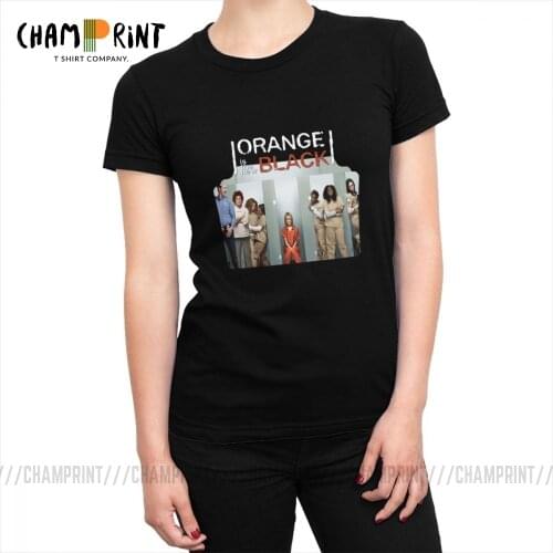 Women Orange Is The New Black Tshirt OITNB TV Shows T-shirts Vogue Short Sleeve 100% Cotton Tee Shirt Tops Female Clothes