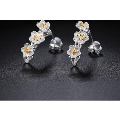 Retro Vintage Flower Earrings For Women Christmas Gifts Punk Trendy 2021 NEW Statement Earrings Jewelry