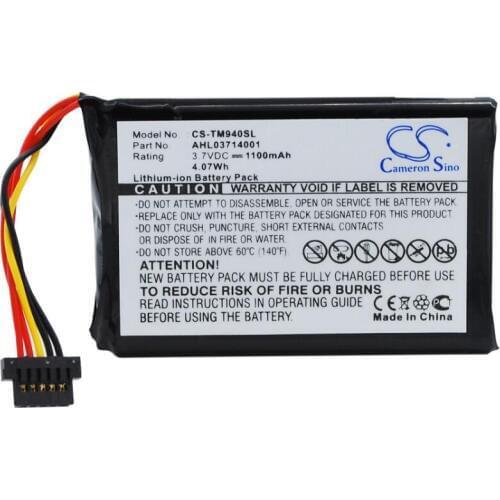 Cameron Sino 1100mah battery for TOMTOM Go 940 Go 940 Live AHL03714001 batteries