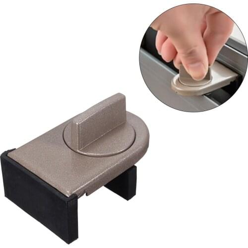 1PCS Sliding Sash Stopper Cabinet Locks Anti-Theft Lock Window Sliding Door Children Security Doors Lock Kids Baby Safety Lock