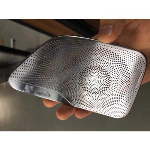 For Mercedes Benz S-Class W222 2014-2019 Stainless Interior Trim Door Panel Loudspeaker Audio Speaker Cover Silver Accessories