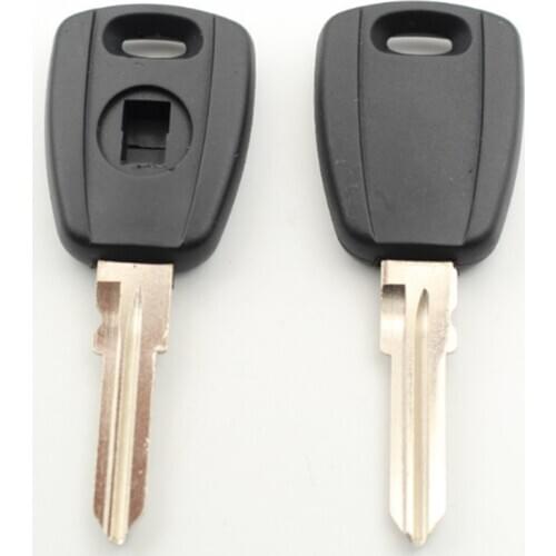 DAKATU Transponder Ignition Key Shell For Fiat Punto Stilo Seicento Replacement Car Key Shell Case With Uncut Blade GT15R