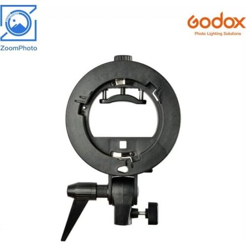 Godox S2 S-type Flash Holder Bracket For Bowens Mount Godox V1 V860II AD200 AD400PRO Speedlite Flash