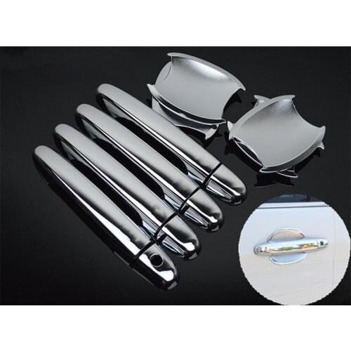 FUNDUOO For Honda CR-V CRV 2012 2013 2014 2015 2016 New Chrome Door Handle + Cup Bowl Covers trim Car Styling Car Accessories