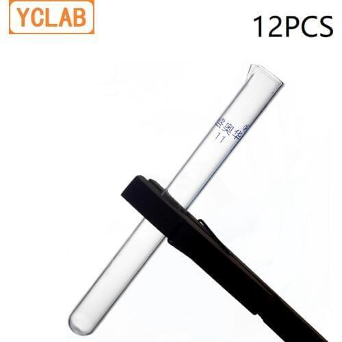 YCLAB 12PCS Open Digestion Colorimetric Tube COD Reaction Tube Water Quality Test with the Number 0 - 11