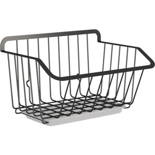 Stainless Steel Kitchen Wall Mounted Storage Basket Spice Rack Shower Caddy Fruit Drainer Organizer Dish Drying Shelf