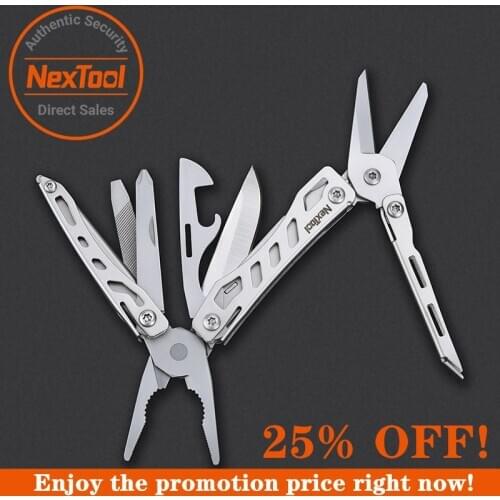 NexTool Mini Flagship 10 IN 1 Multi Functional Tool Folding EDC Hand Tool Screwdriver Pliers Bottle Opener for Outdoor NE0138