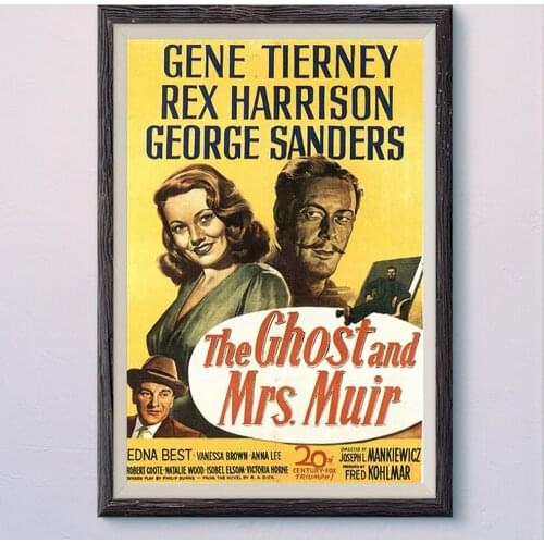 N440 THE GHOST AND MRS. MUIR Vintage Classic Movie Wall Silk Cloth HD Poster Art Home Decoration Gift