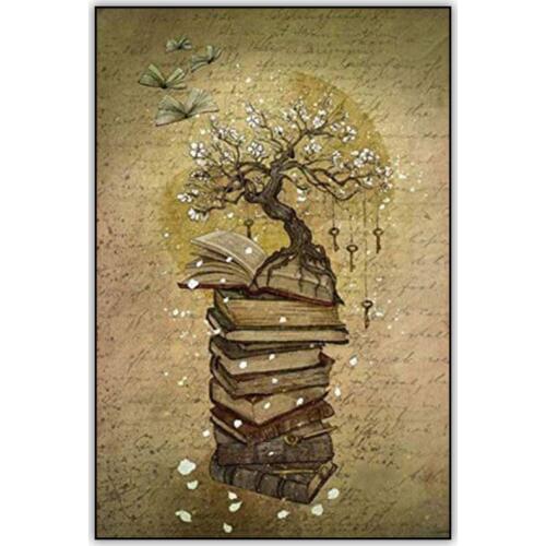 Vintage 5d DIY Diamond Painting Book Art Full Drill Square / Round Diamond Mosaic Paintings Embroidery Cross Stitch Kit Decor