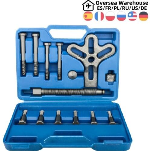 13 PCS High-Quality Steel Automotive Tool Set Harmonic Balancer Steering Wheel Puller Repair Kit Disassembly Removal Tool Set