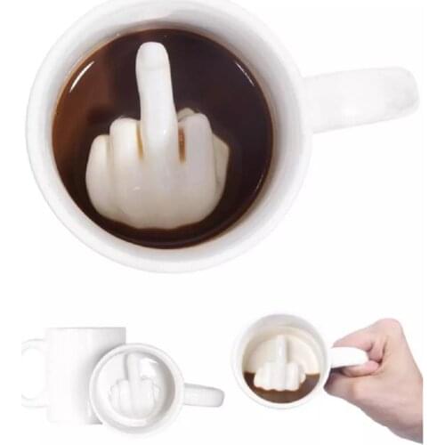 New creative mug prank coffee cup spoofed ceramic mug gift very interesting fashion milk breakfast mug laugh lovers gift