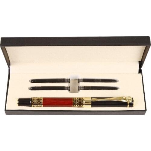 Fountain Pen Luxury Business 0.5mm F Nib Converter Pen Steel Ink Pens High-end Business Custom Gift Pen extra fine fountain pen