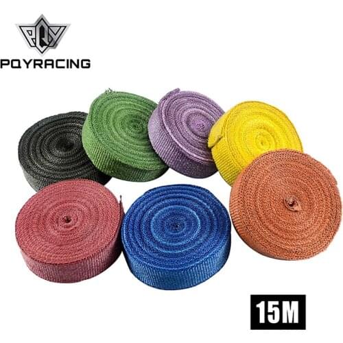 2" x 15Meter Thermal Wrap,Exhaust Insulating Warp,Header Warp ,Exhaust Pipe Warp+ 6 pcs Ties PQY1815