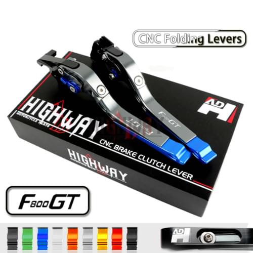 CNC Brake Handle Bar Lever Extendable Folding Adjustable Brake Clutch Levers For BMW F800 GT F800GT 2013-2017 13-17