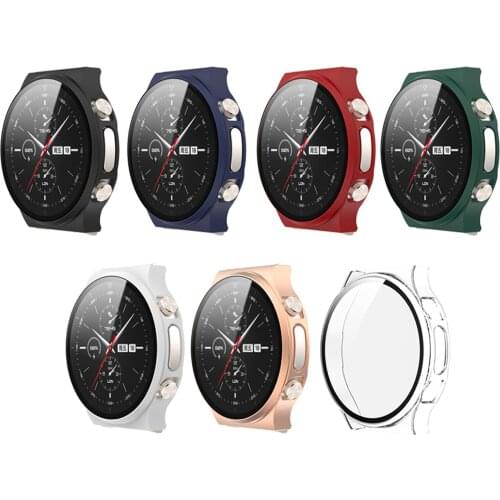 Hard PC Smart Watch Case For Huawei Watch GT2 Pro ECG Protective Cover All-Around Screen Shell Protector Covers Bumper Cases