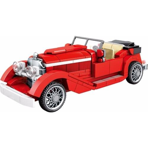 Famous Car 500K Tourer Mayfair Building Blocks Pull Back Mode Toy Car Model Blocks Child Toy Gift