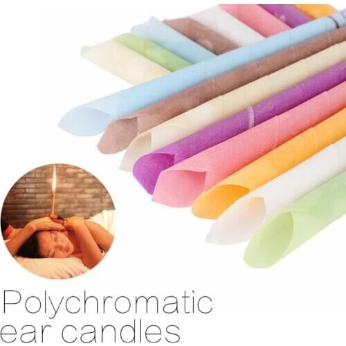 10pcs-200pcs Coning Beewax Natural Ear Candle Ear Healthy Care Ear Treatment Wax Removal earwax Cleaner Indiana Candling