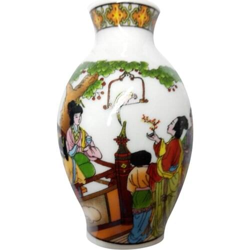 10pcs Natural Porcelain Ceramic Half Bottle Magnetic Fridge Sticker Chinese style Refrigerator Magnets Home Decor Icebox Stick